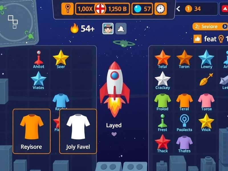 Ginger Rocket Ace gameplay screenshot showing space adventure